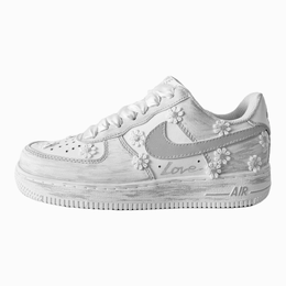 Nike: Белые кроссовки  Air Force 1