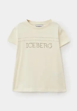 Iceberg: Бежевая футболка 