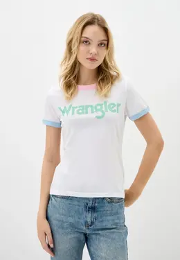 Wrangler: Белая футболка 