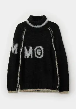 MM6 Maison Margiela: Чёрный свитер 