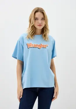 Wrangler: Голубая футболка 