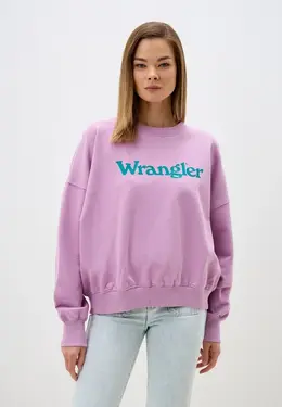 Wrangler: Фиолетовый свитшот 