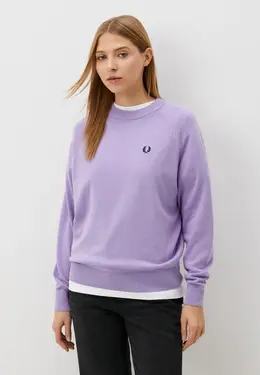 Fred Perry: Фиолетовый свитер 