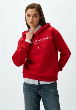 Tommy Hilfiger: Красная толстовка 