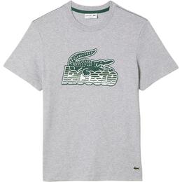 Lacoste: Серая футболка 