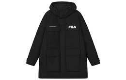 Fila: Чёрный пуховик 