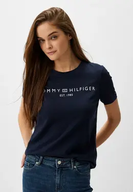 Tommy Hilfiger: Синяя футболка 