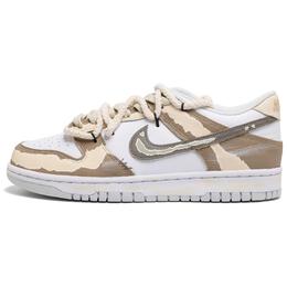 Nike: Коричневые кроссовки  Dunk