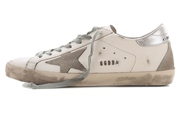 Golden Goose: Серебристые кеды 