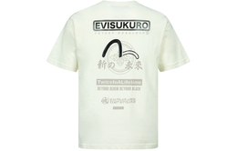 Evisu: Бежевая футболка 