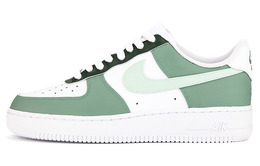 Nike: Зелёные кроссовки  Air Force 1