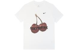 Nike: Белая футболка 