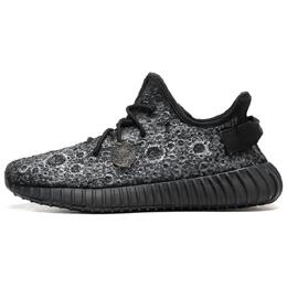 Adidas: Чёрные кроссовки  Yeezy Boost 350 v2