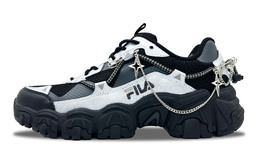 Fila: Чёрные кроссовки 