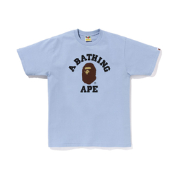 A BATHING APE: Синяя футболка 