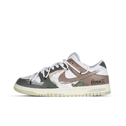 Nike: Белые кроссовки  Dunk