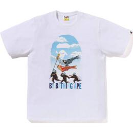 A BATHING APE: Белая футболка 