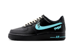 Nike: Чёрные кроссовки  Air Force 1