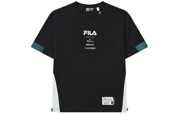 Fila: Чёрная футболка 