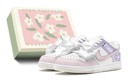 Nike: Фиолетовые кроссовки  Dunk