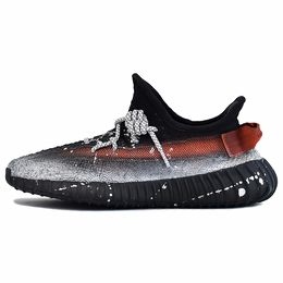 Adidas: Чёрные кроссовки  Yeezy Boost 350 v2