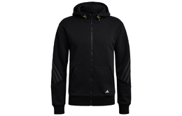 Adidas: Чёрная куртка 