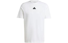 Adidas: Белая футболка 