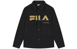 Fila: Чёрная куртка 