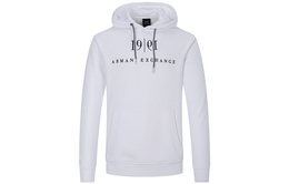 Armani Exchange: Белая толстовка 