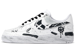 Nike: Чёрные кроссовки  Air Force 1