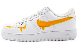 Nike: Оранжевые кроссовки  Air Force 1