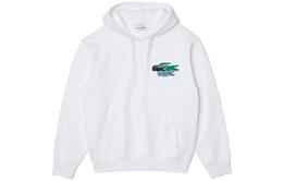 Lacoste: Белая толстовка 