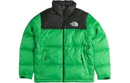 The North Face: Зелёный пуховик  Nuptse