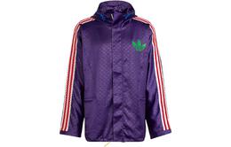 Adidas Originals: Фиолетовая куртка 