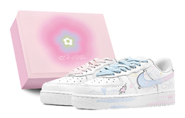 Nike: Розовые кроссовки  Air Force 1