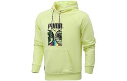 PUMA: Жёлтая толстовка 