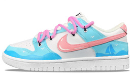 Nike: Синие кроссовки  Dunk