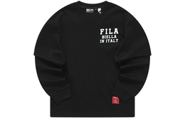 Fila: Чёрная футболка 