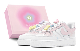 Nike: Розовые кроссовки  Air Force 1