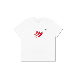 Nike: Белая футболка 