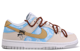 Nike: Синие кроссовки  Dunk
