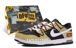 Nike: Жёлтые кроссовки  Dunk