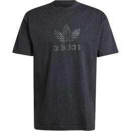 Adidas: Чёрная футболка 