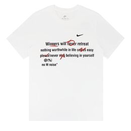 Nike: Белая футболка 