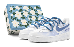 Nike: Белые кроссовки  Air Force 1