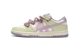 Nike: Зелёные кроссовки  Dunk