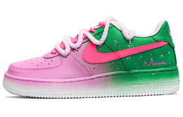 Nike: Зелёные кроссовки  Air Force 1