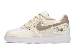 Nike: Коричневые кроссовки  Air Force 1