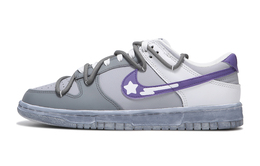Nike: Серые кроссовки  Dunk