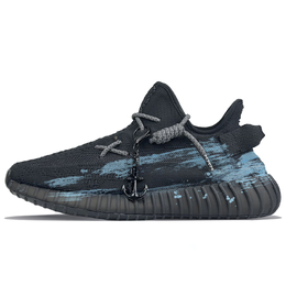 Adidas: Голубые кроссовки  Yeezy Boost 350 v2